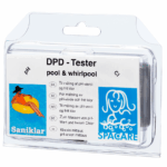 Praktisk klor- og pH-tester med tabletter. Gir nøyaktige målinger og enkel avlesning med fargeskala. Perfekt for spa, boblebad og basseng.