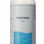 SpaCare Foam Down fjerner raskt uønsket skum på vannoverflaten. Effektiv mot rester av såpe, oljer og kosmetikk i spa og boblebad.