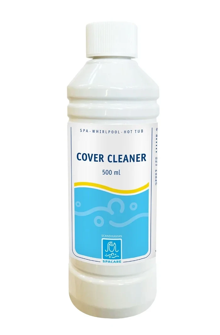 SpaCare Cover Cleaner fjerner smuss og fett fra termolokk uten å skade materialet. Klargjør lokket for impregnering med Cover Protect.