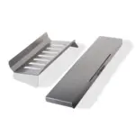 Hybrid Kit til ALFA pizzaovn. Robust stålsett med brennerdeksel og vedholder som tåler 1000 °C. Gjør gassovnen vedfyrt for autentisk smak.