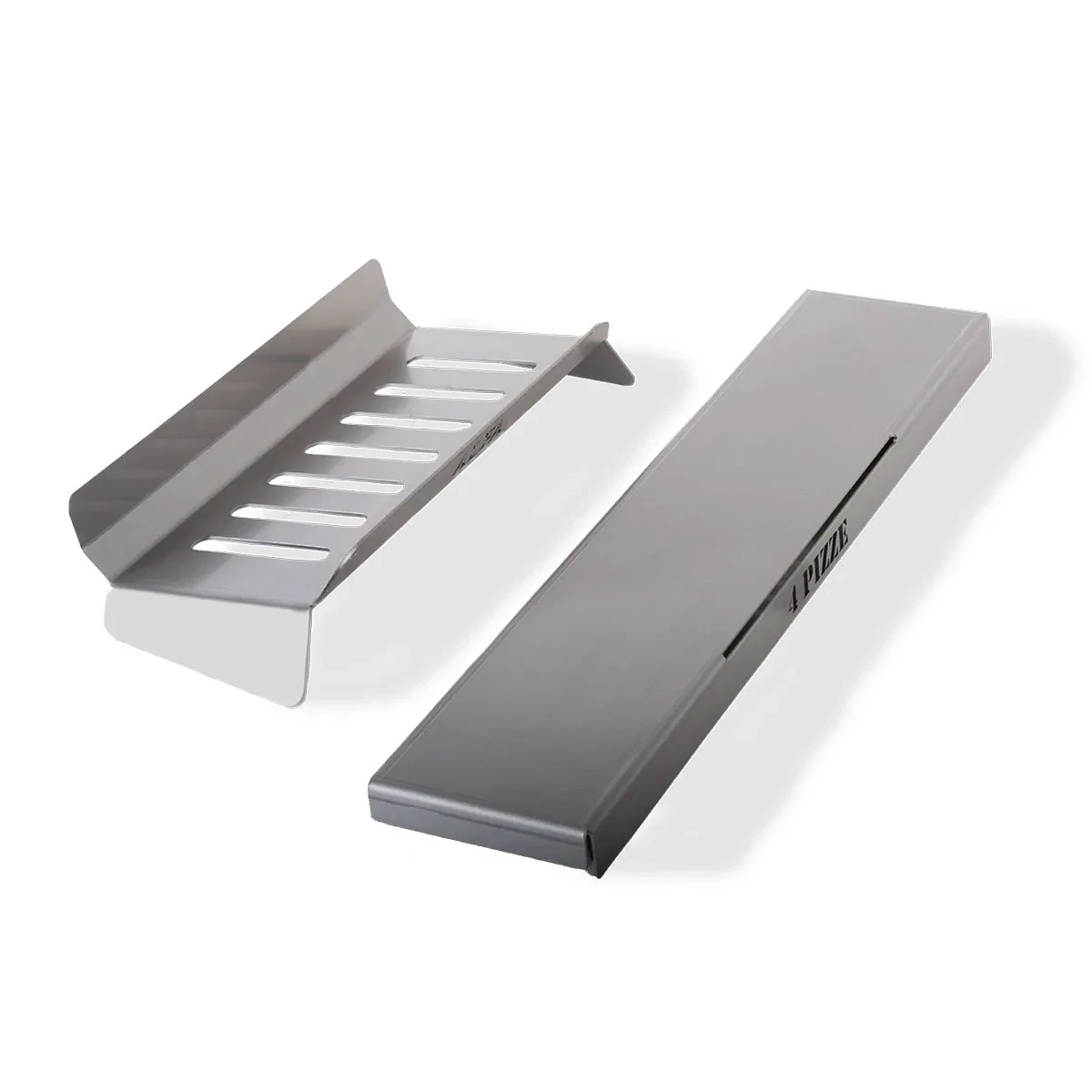 Hybrid Kit til ALFA pizzaovn. Robust stålsett med brennerdeksel og vedholder som tåler 1000 °C. Gjør gassovnen vedfyrt for autentisk smak.